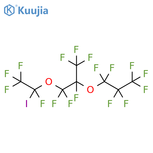 Propane,1-[1-[difluoro(1,2,2,2-tetrafluoro-1-iodoethoxy)methyl]-1,2,2,2-tetrafluoroethoxy]-1,1,2,2,3,3,3-heptafluoro- structure