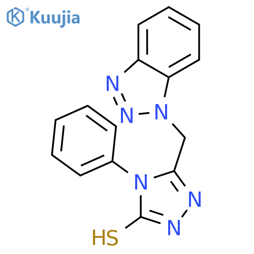 5-(1H-1,2,3-Benzotriazol-1-ylmethyl)-4-phenyl-4H-1,2,4-triazole-3-thiol structure