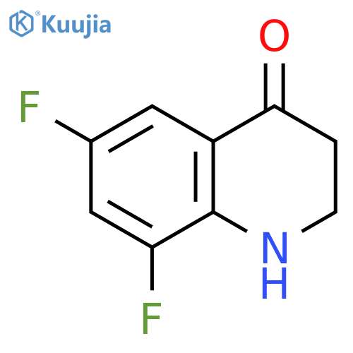 4(1H)-Quinolinone, 6,8-difluoro-2,3-dihydro- structure