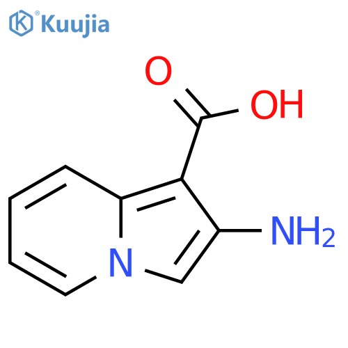 2-aminoindolizine-1-carboxylic acid structure