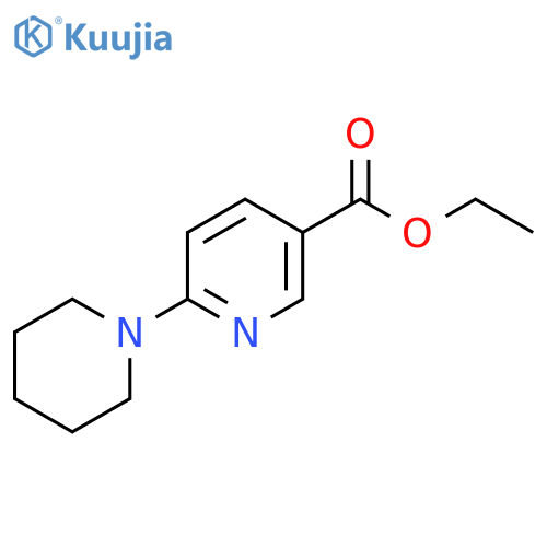 Ethyl 6-(piperidin-1-yl)pyridine-3-carboxylate structure