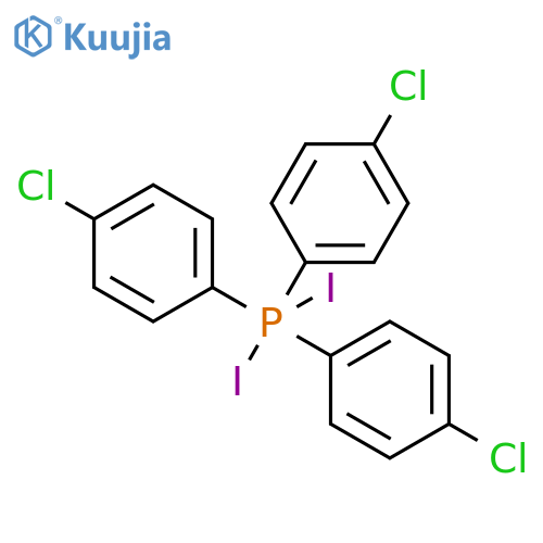 Phosphorane, tris(4-chlorophenyl)diiodo- structure
