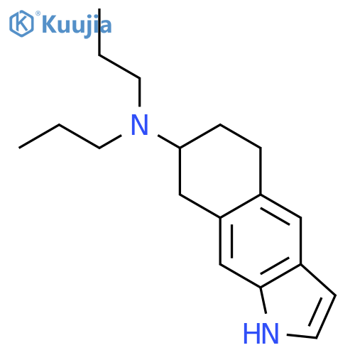 N,N-di-n-propyl-5,6,7,8-tetrahydrobenz(f)indol-7-amine structure