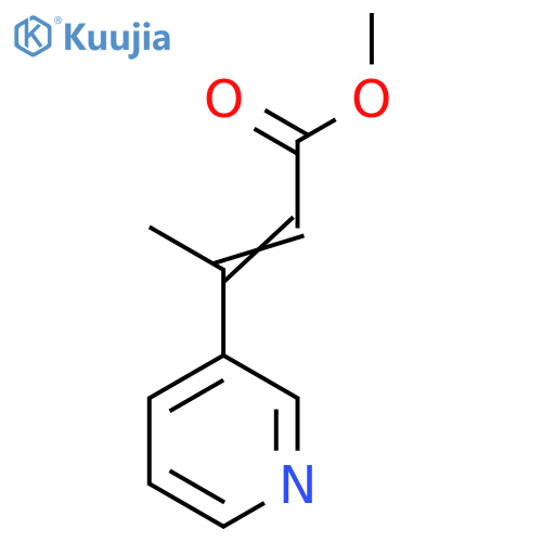 Methyl 3-(Pyridin-3-yl)but-2-enoate structure