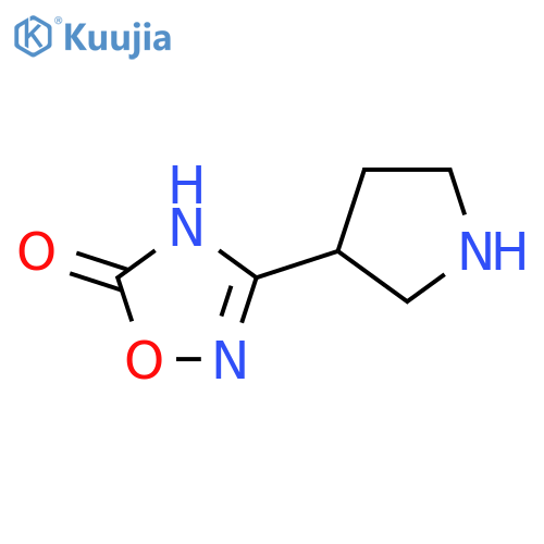 3-(pyrrolidin-3-yl)-4,5-dihydro-1,2,4-oxadiazol-5-one structure