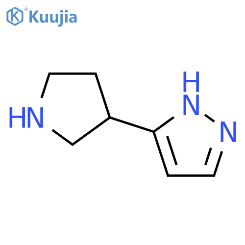 3-(pyrrolidin-3-yl)-1H-pyrazole structure