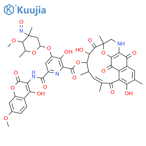 Rubradirin B,4''-[(2,3,6-trideoxy-3-C-methyl-4-O-methyl-3-nitroso-a-D-xylo-hexopyranosyl)oxy]-,(7Z)- (9CI) structure