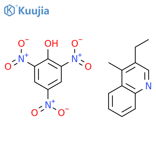 QUINOLINE, 3-ETHYL-4-METHYL-, COMPD. WITH 2,4,6-TRINITROPHENOL (1:1) structure