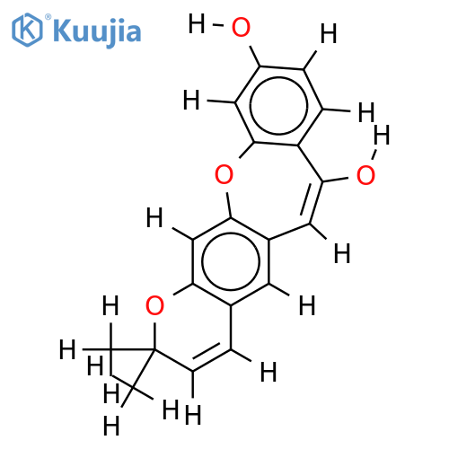 2,2-dimethyl-2H-benzo{6,7-oxepino[3,2-g]}chromene-7,10-diol structure