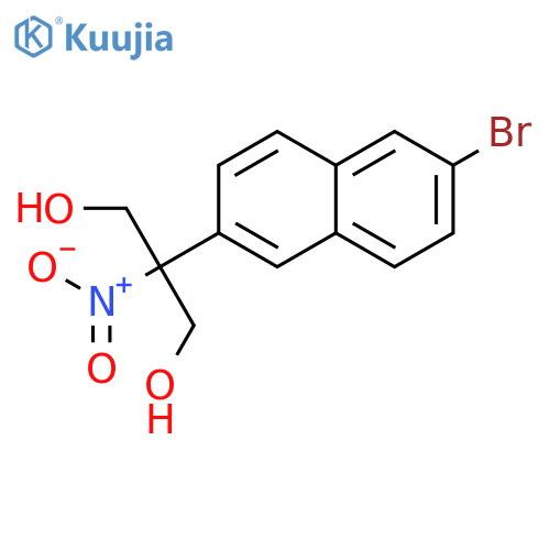 2-(6-Bromonaphthalen-2-yl)-2-nitropropane-1,3-diol structure