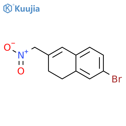 7-Bromo-3-(nitromethyl)-1,2-dihydronaphthalene structure