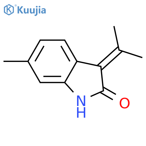 1,3-dihydro-6-methyl-3-(1-methylethylidene)-2H-Indol-2-one structure