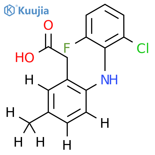 Lumiracoxib-d6 structure