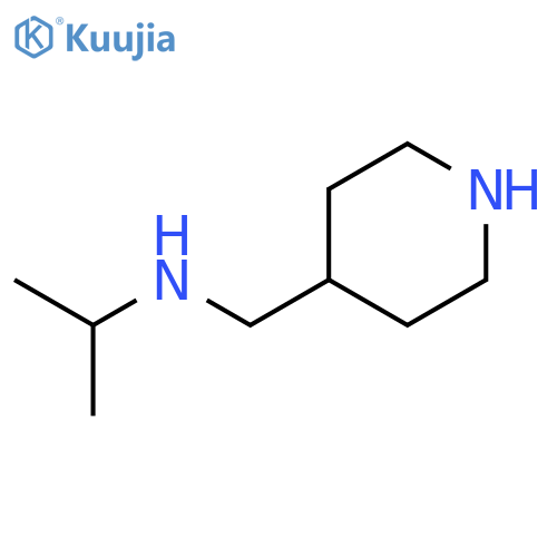 [(piperidin-4-yl)methyl](propan-2-yl)amine structure