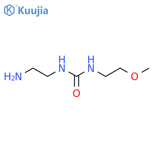 3-(2-aminoethyl)-1-(2-methoxyethyl)urea structure