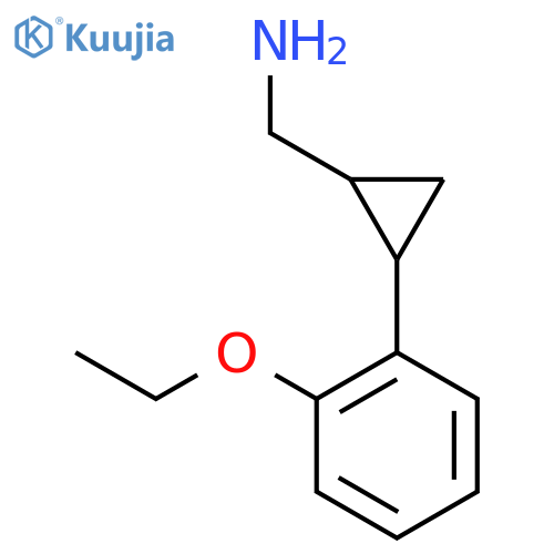 2-(2-ethoxyphenyl)cyclopropylmethanamine structure