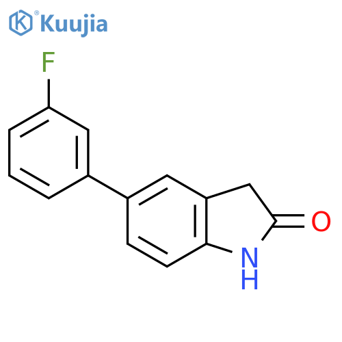 5-(3-Fluorophenyl)indolin-2-one structure