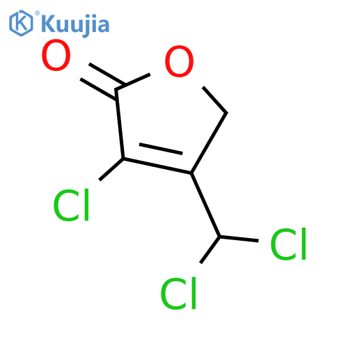 3-Chloro-4-(dichloromethyl)-2(5H)-furanone structure