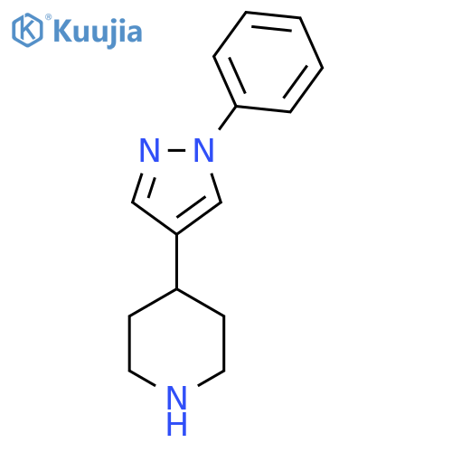 4-(1-Phenyl-1H-pyrazol-4-yl)piperidine structure