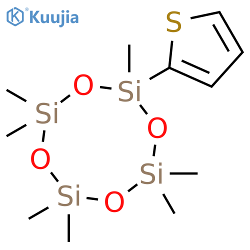 Cyclotetrasiloxane, 2,2,4,4,6,6,8-heptamethyl-8-(2-thienyl)- structure