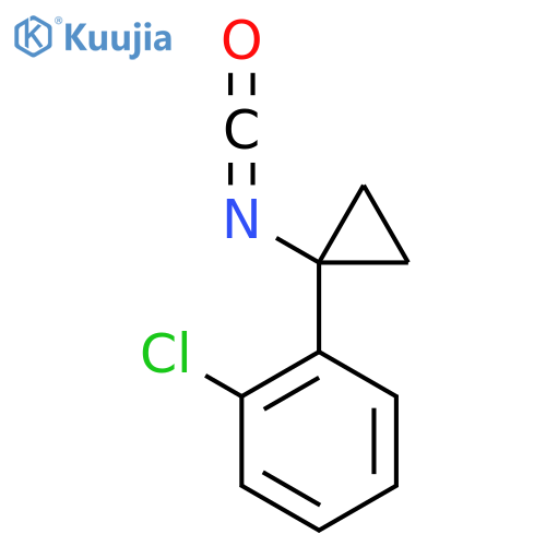 1-chloro-2-(1-isocyanatocyclopropyl)benzene structure