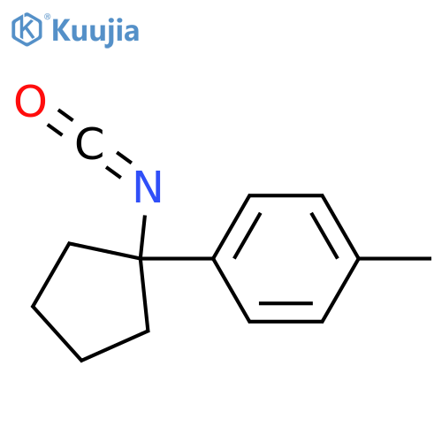 1-(1-Isocyanatocyclopentyl)-4-methylbenzene structure