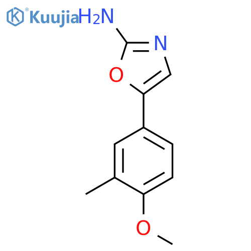 5-(4-methoxy-3-methylphenyl)-1,3-oxazol-2-amine structure