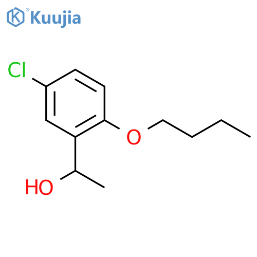 1-(2-Butoxy-5-chlorophenyl)ethanol structure