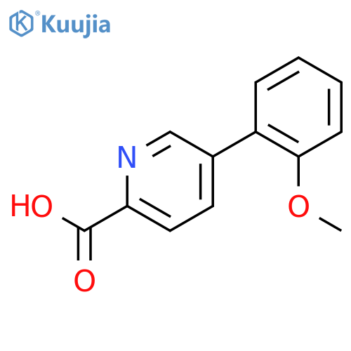 5-(2-Methoxyphenyl)picolinic acid structure