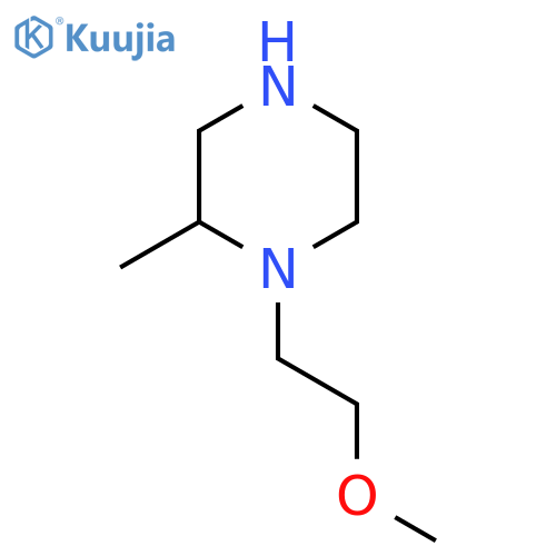 1-(2-Methoxyethyl)-2-methylpiperazine structure