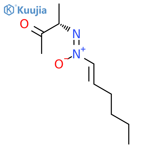 2-Butanone,3-[(1Z)-2-(1E)-1-hexen-1-yl-2-oxidodiazenyl]-, (3S)- structure