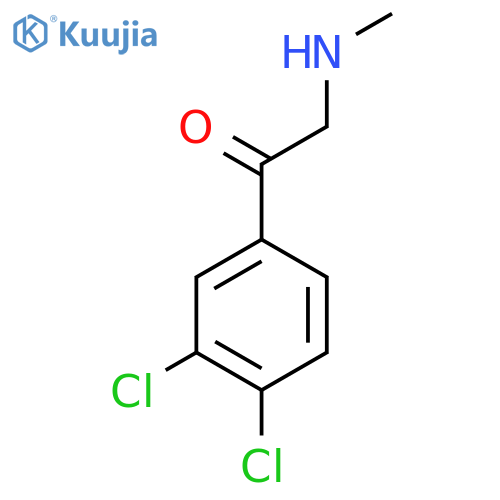1-(3,4-dichlorophenyl)-2-(methylamino)ethan-1-one structure