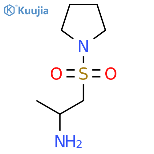 1-(Pyrrolidine-1-sulfonyl)propan-2-amine structure