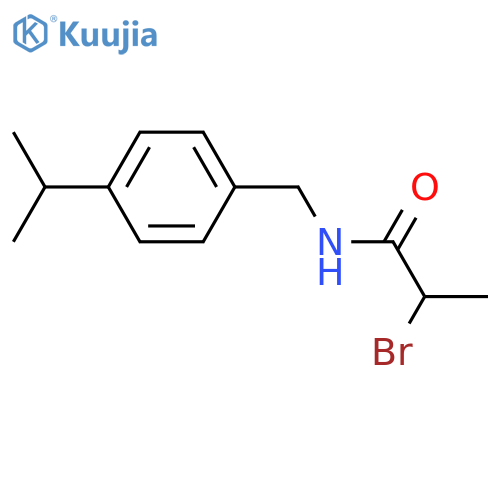 2-Bromo-N-(4-isopropylbenzyl)propanamide structure