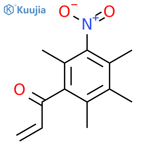 2-Propen-1-one, 1-(2,3,4,6-tetramethyl-5-nitrophenyl)- structure