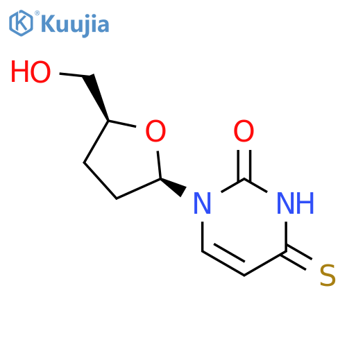 Uridine,2',3'-dideoxy-4-thio- (9CI) structure