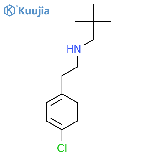 2-(4-chlorophenyl)ethyl(2,2-dimethylpropyl)amine structure