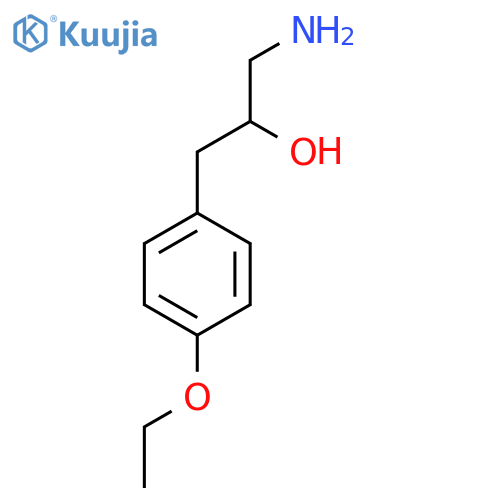 1-amino-3-(4-ethoxyphenyl)propan-2-ol structure