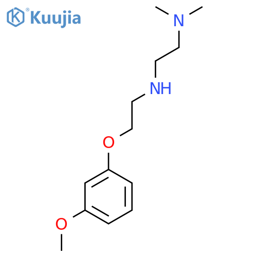 N1-(2-(3-methoxyphenoxy)ethyl)-N2,N2-dimethylethane-1,2-diamine structure