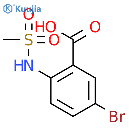 5-Bromo-2-(methylsulfonamido)benzoic Acid structure