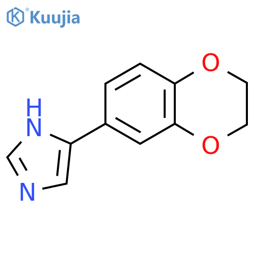 4-(2,3-dihydro-1,4-benzodioxin-6-yl)-1H-imidazole structure