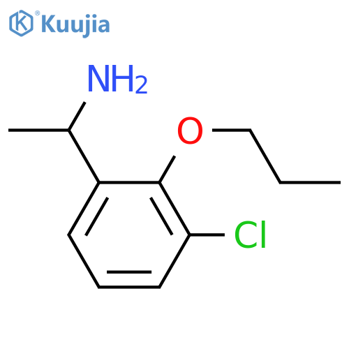 1-(3-Chloro-2-propoxyphenyl)-ethylamine structure
