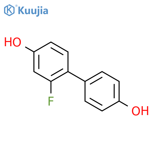 3-fluoro-4-(4-hydroxyphenyl)phenol structure