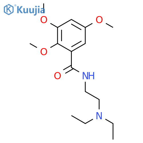 Benzamide, N-[2-(diethylamino)ethyl]-2,3,5-trimethoxy- structure
