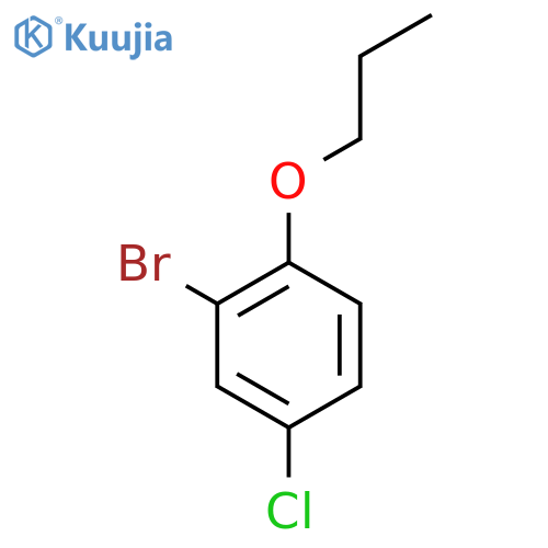 2-Bromo-4-chloro-1-propoxybenzene structure