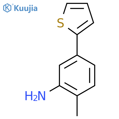 2-Methyl-5-(thiophen-2-yl)aniline structure