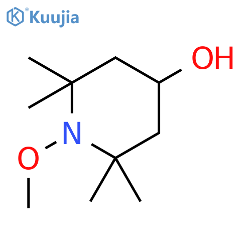 4-Piperidinol, 1-methoxy-2,2,6,6-tetramethyl- structure
