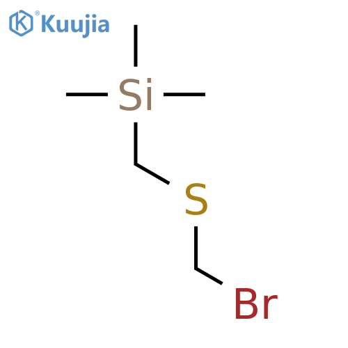 Silane, [[(bromomethyl)thio]methyl]trimethyl- structure