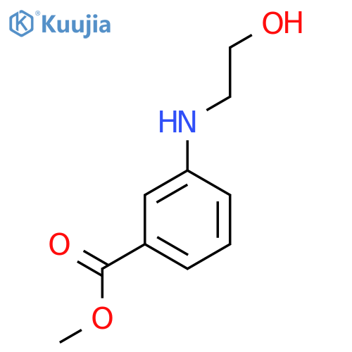 Methyl 3-((2-hydroxyethyl)amino)benzoate structure