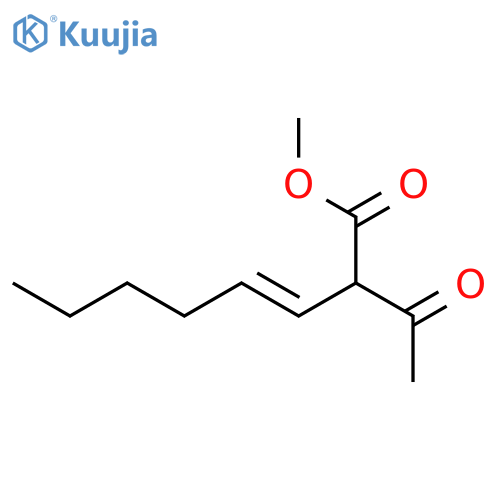3-OCTENOIC ACID, 2-ACETYL-, METHYL ESTER structure